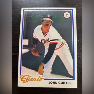 1978 Topps John Curtis San Francisco Giants #486